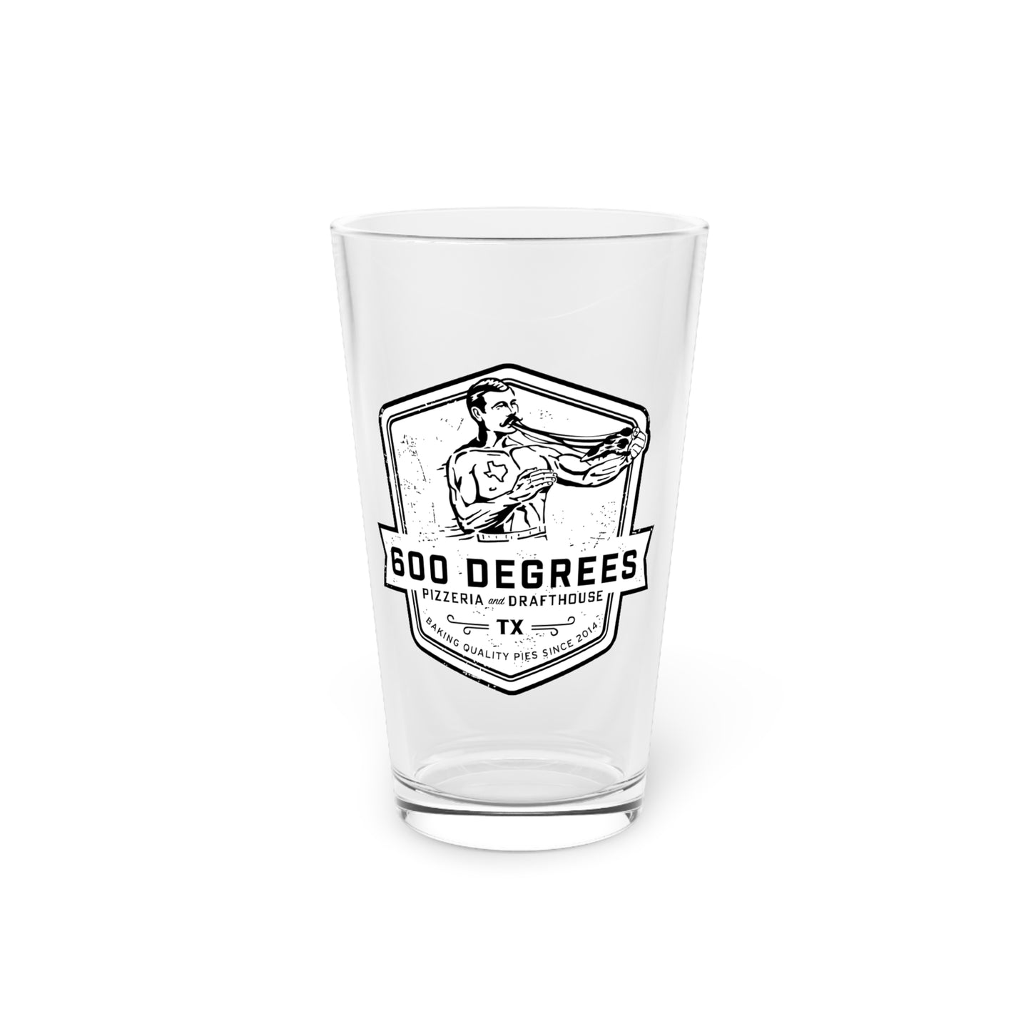 600 Degrees - Pint Glass, 16oz