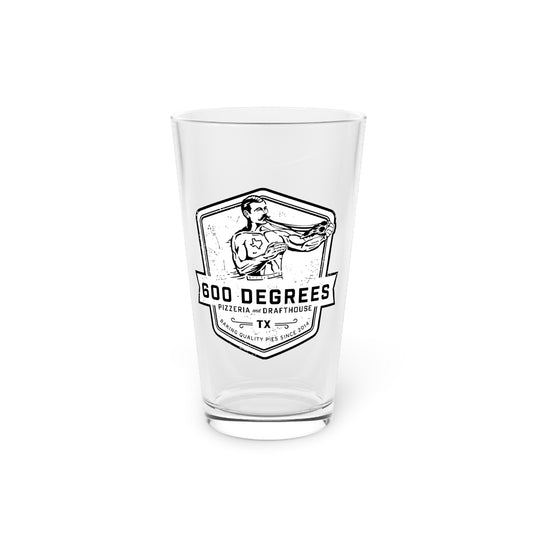 600 Degrees - Pint Glass, 16oz